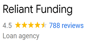 Google Reviews rating for Reliant Funding